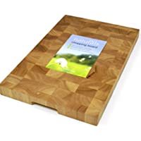 Los mejores  - Zodiac 45 x 30 x 3-5 cm Madera Rectangular End Grano Junta